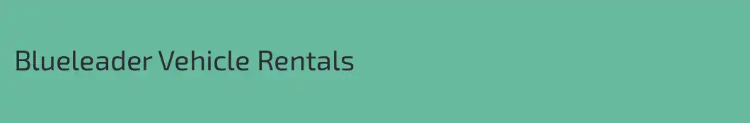 Blueleader Vehicle Rentals